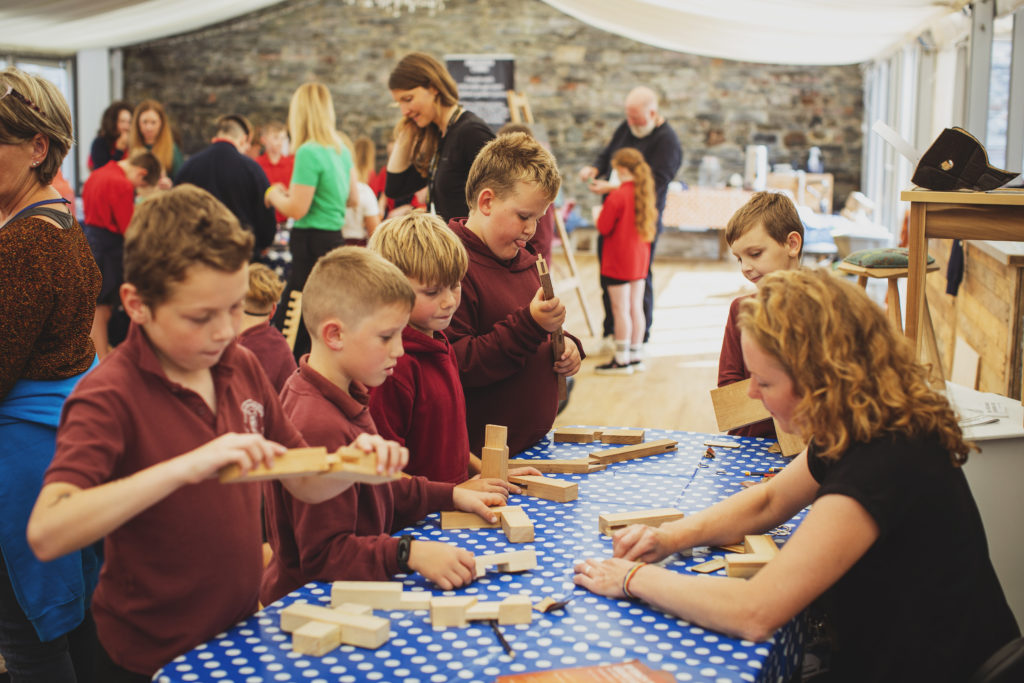 Children at Craft Festival Wales 2024 Heather Birnie