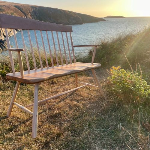 john Pearce bench outside 2
